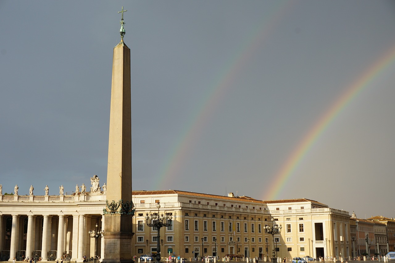 vatican, rainbow, egyptian