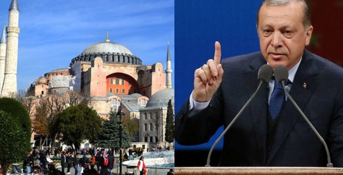predsjednik erdogan molitva u aja sofiji