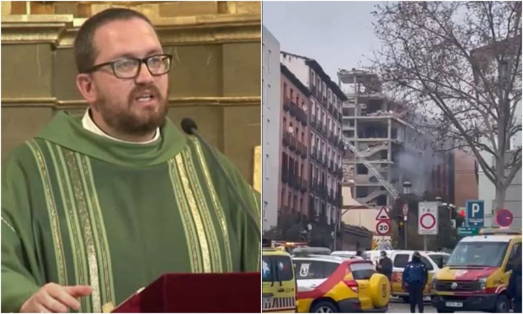 eksplozija u madridu, madrid, eksplozija, preminuo svećenik
