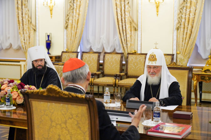 kardinal matteo Zuppi i patrijarh Kiril susreli su se u Moskvi