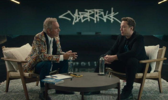 Jordan Peterson, Elon Musk, podcast, woke ideologija