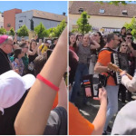 Šibenski biskup Tomislav Rogić pjeva s mladima Ako ne znaš šta je bilo, thompson, shkm POžega